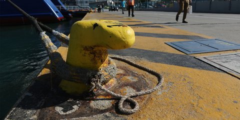 Δεμένα στα μουράγια τα πλοία, λόγω της 24ωρης απεργίας της ΠΝΟ -Φωτογραφία: Intimenews/ΛΙΑΚΟΣ ΓΙΑΝΝΗΣ