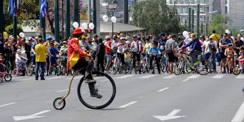 Ολοκληρώθηκε ο 22ος ποδηλατικός γύρος της Αθήνας