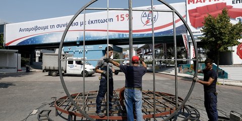 Ξεκίνησαν οι προετοιμασίες για την φετινή ΔΕΘ – Φωτογραφία: Konstantinos Tsakalidis / SOOC