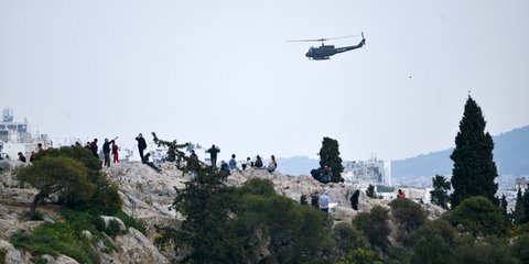 Μαχητικά αεροσκάφη στον ουρανό της Αθήνας