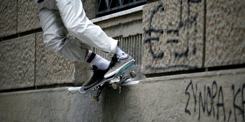 «Στην καρδιά βάλε πατίνια και δυο ρουλεμάν» -Φωτογραφία: EUROKINISSI-ΣΤΕΛΙΟΣ ΜΙΣΙΝΑΣ