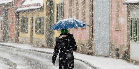 Στο μεταξύ, στη Γερμανία χιονίζει -Πρόβλεψη για κακοκαιρία και χαμηλές θερμοκρασίες ως την Τετάρτη -Φωτογραφία: Nicolas Armer/dpa via AP