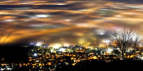 Τοπίο μέσα στην ομίχλη