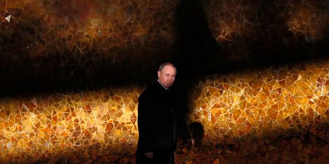 Ο Πούτιν στις εκδηλώσεις για την 75η επέτειο της μάχης του Στάλιγκραντ (Αύγουστος 1942-Φλεβάρης 1943) -Φωτογραφία: Maxim Shemetov/Pool Photo via AP