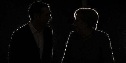 Η πιο ατμοσφαιρική φωτογραφία από την συνάντηση Τσίπρα-Μέρκελ -Φωτογραφία: Intimenews/ΛΙΑΚΟΣ ΓΙΑΝΝΗΣ