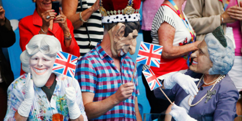 Η βασιλική οικογένεια της Βρετανίας στο...  Australian Open στη Μελβούρνη.