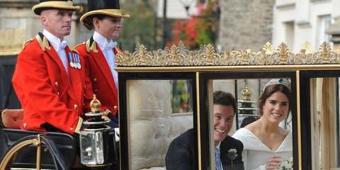 Γάμος σαν παραμύθι από την ανάποδη: Ο κοινός θνητός παντρεύτηκε την πριγκίπισσα Ευγενία -Φωτογραφία: AP Photo/Rui Vieira