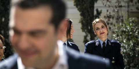 Χαμογελάτε: Το πνεύμα της περιφερειακής διευθύντριας αλυσίδας σούπερ μάρκετ, έχει εμπεδωθεί παντού -Φωτογραφία: Nikos Libertas / SOOC
