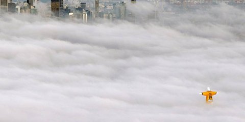 Ο «Χριστός» στα σύννεφα