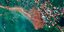 Η φωτογραφία από ελικόπτερο αποκαλύπτει το μέγεθος της καταστροφής στα περίχωρα της Φρίταουν (Φωτογραφία: ΑΡ) 