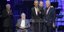 Πέντε πρώην πρόεδροι των ΗΠΑ μαζί στη σκηνή (Φωτογραφία: AP/ LM Otero)