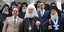 Ο Πατριάρχης Σερβίας (μέση) και ο πολιτικός διοικητής του Αγ. Ορους Κωστής Δήμτσας (αριστερά) -Φωτογραφία: romfea.gr