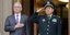 Οι υπουργοί Αμυνας των ΗΠΑ (αριστερά) Τζιμ Μάτις και Κίνας (δεξιά) στρατηγός Wei Fenghe -Φωτογραφία: AP Photo/Pablo Martinez Monsivais