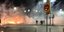 Στις φλόγες το εργοτάξιο του μετρό στη Θεσσαλονίκη