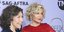 Η ηθοποιός Λίλι Τόμλιν με την Τζέιν Φόντα στο κόκκινο χαλί