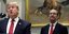 Ο πρόεδρος Τραμπ και ο Ντέιβιντ Μάλπας -Φωτογραφία: AP Photo/ Evan Vucci