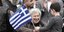 Ο Μίκης Θεοδωράκης στο συλλαλητήριο για την Μακεδονία- φωτογραφία intimenews