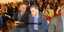 Ο Ο Πάνος Σκουρλέτης και ο Ευκλείδης Τσακαλώτος στην εκδήλωση της Αγγελικής Παπάζογλου(Φωτογραφία: Βορεινή)