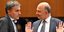 Ευκλείδης Τσακαλώτος και Πιέρ Μοσκοβισί στο Eurogroup του Οκτωβρίου 2018 -AP Photo/Geert Vanden Wijngaert