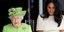 Η βασίλισσα Ελισάβετ και η Μέγκαν Μαρκλ (Φωτογραφία: Phil Noble/Pool Photo via AP)
