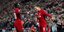 Μανέ και Φιρμίνιο πανηγυρίζουν γκολ της Λίβερπουλ