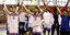 Οι παίκτες του Πανιωνίου πανηγυρίζουν η νίκη τους επί της ΑΕΚ