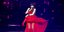 Η Dana International με κόκκινο φόρεμα στη Eurovision