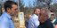 Ο Αλέξης Τσίπρας με τον Δημήτρη Τζανακόπουλο και την Ελευθερία Χατζηγεωργίου όταν πήγαν στο «προστατευμένο» Μάτι