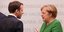 H γερμανίδα καγκελάριος Μέρκελ και ο Γάλλος πρόεδρος Μακρόν 