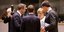 H Άνγκελα Μέρκελ κι ο Εμανουέλ Μακρόν με τους πρωθυπουργούς Ολλανδίας και Λουξεμβούργου