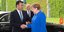 H Γερμανίδα καγκελάριος Μέρκελ και ο πρωθυπουργός της Β. Μακεδονίας Ζάεφ