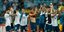 Παίκτες της Εθνικής Αργεντινής χαιρετούν
