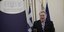 Ο Γιώργος Κατρούγκαλος μιλάει από το βήμα στο υπουργείο Εξωτερικών