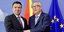 Ο Ζόραν Ζάεφ με τον Ζαν Κλοντ Γιούνκερ