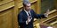 Ο Ανδρέας Λοβέρδος μιλά κατά τη συζήτηση επί των προγραμματικών δηλώσεων της κυβέρνησης Μητσοτάκη 