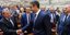 Ορθιοι οι βουλευτές της ΝΔ χειροκροτούν τον πρωθυπουργό Κυριάκο Μητσοτάκη 