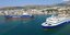 Το πλοίο Πελαγίτης δένει στο λιμάνι της Χίου