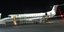 Το πρωθπυουργικό αεροσκάφος στο αεροδρόμιο του Ηρακλείου αναμένει τον Αλέξη Τσίπρα