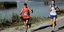 Αθλητές τρέχουν γύρω από την λίμνη των Ιωαννίνων