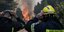 Μάχη με τις φλόγες δίνουν οι πυροσβέστες στην Εύβοια