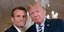 Ο Γάλλος πρόεδρος Εμανουέλ Μακρόν και ο Αμερικανός ομόλογός του Ντόναλντ Τραμπ