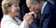 Ο Ζακ Σιράκ αρπάζει και φιλάει με κλειστά μάτια το χέρι της Μέρκελ τον Σεπτέμβριο του 2006/