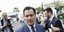 Ο υπουργός Ανάπτυξης Άδωνις Γεωργιάδης με πουά γραβάτα