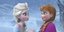 Η Έλσα και η Άννα από τη δημοφιλή ταινία κινουμένων σχεδίων της Disney «Ψυχρά και Ανάποδα»