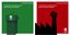 Αριστερά η αφίσα σε πράσινο χρώμα που αντικατέστησε την κόκκινη σοβιετικής αισθητικής (δεξιά) 