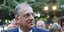 Ο υπουργός Εσωτερικών της κυβέρνησης Μητσοτάκη, Τάκης Θεοδωρικάκος με μπλε κοστούμι και γραβάτα