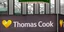 Πινακίδα Thomas Cook και πινακίδα εξόδου