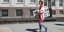 H 16χρονη Σουηδή ακτιβίστρια κατά της κλιματικής αλλαγής, Γκρέτα Τούνμπεργκ έξω από το δημαρχείο της Νέας Υόρκης