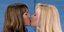 Η Ελένη Τσολάκη και η Κατερίνα Γκαγκάκη φιλήθηκαν στο στόμα