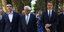 Η Φώφη Γεννηματά, ο Αλέξης Τσίπρας με τον ΠτΔ και τον πρωθυπουργό 